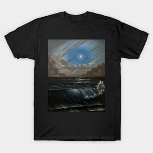 Blue Grey Seascape T-Shirt